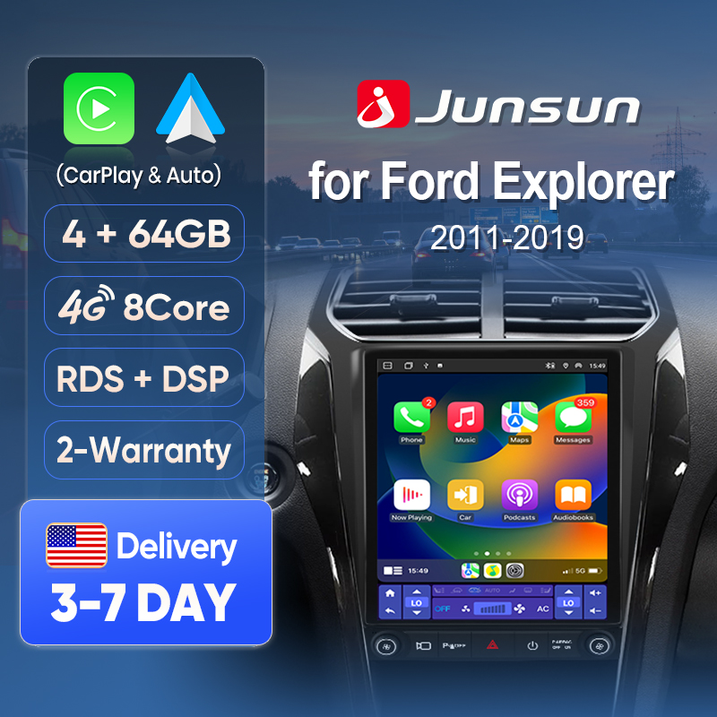 Japanese Lifestyle Hindi - Schermo CarPlay Wireless Junsun per Ford