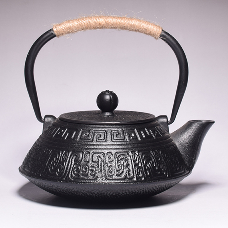 Cast Iron Tetsubin - Set teiera in ghisa con colino,