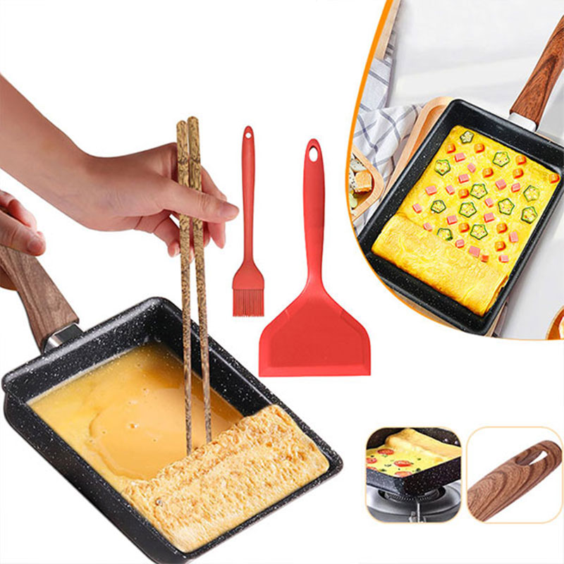 Cast Iron Tetsubin - Tamagoyaki Padella per frittata giapponese Padella