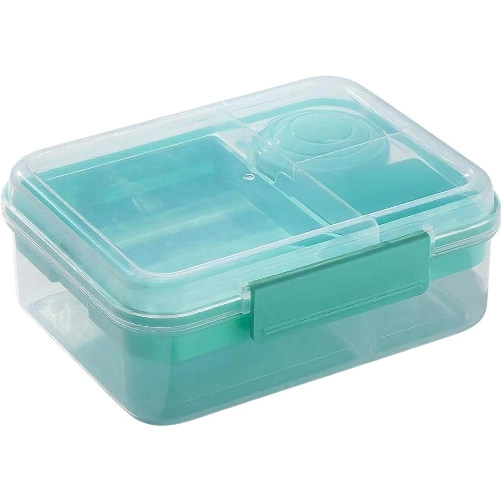 Bento Box Two Tier - 1 pz portatile diviso scatola di