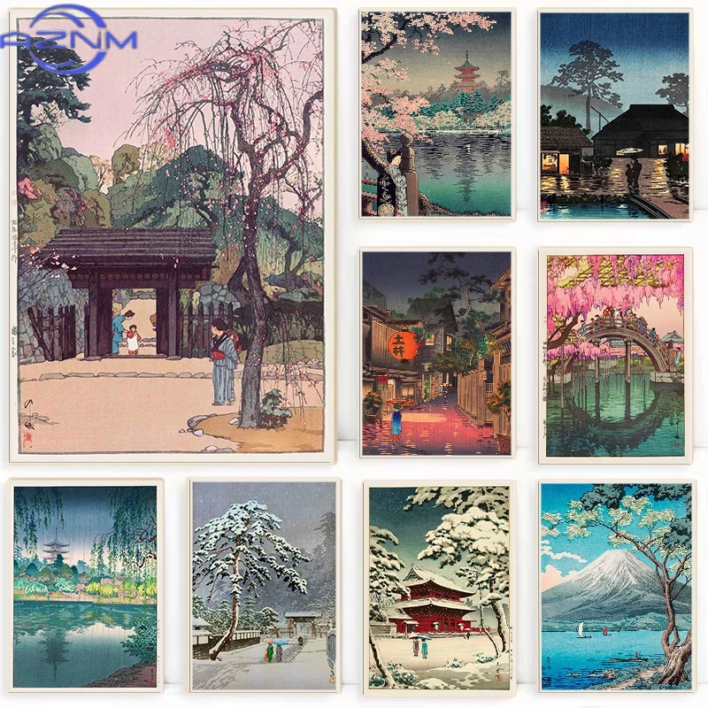 AZNM Poster retrò Ukiyo-e trad - Japanese Lifestyle And Traditions recensione e prezzo