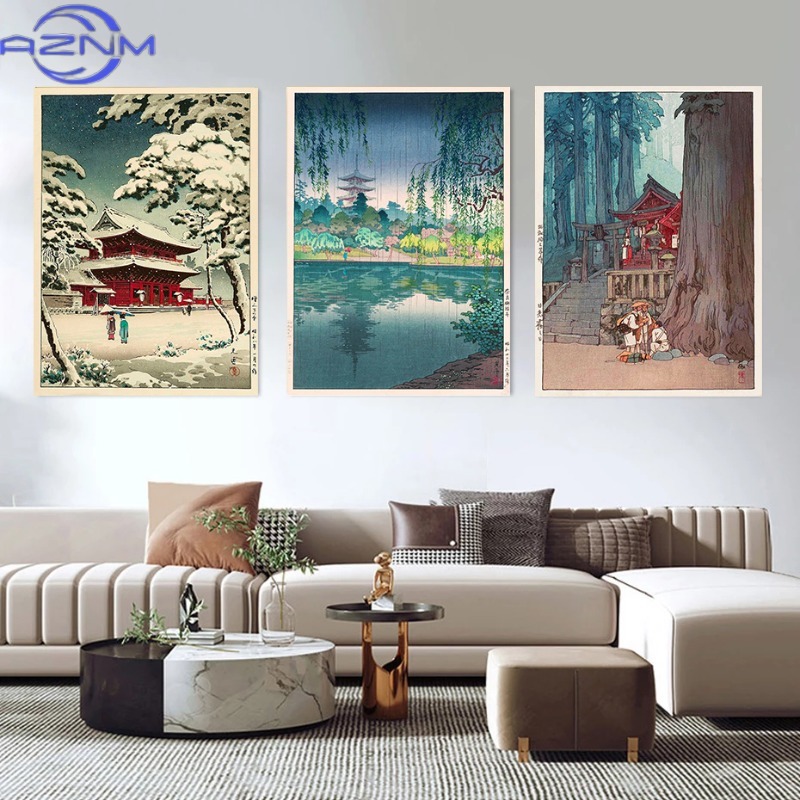 AZNM Poster retrò Ukiyo-e trad - Japanese Lifestyle And Traditions recensione e prezzo