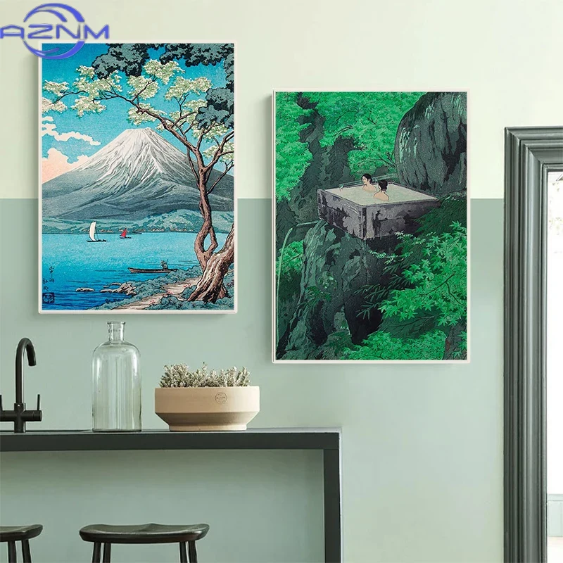 AZNM Poster retrò Ukiyo-e trad - Japanese Lifestyle And Traditions recensione e prezzo