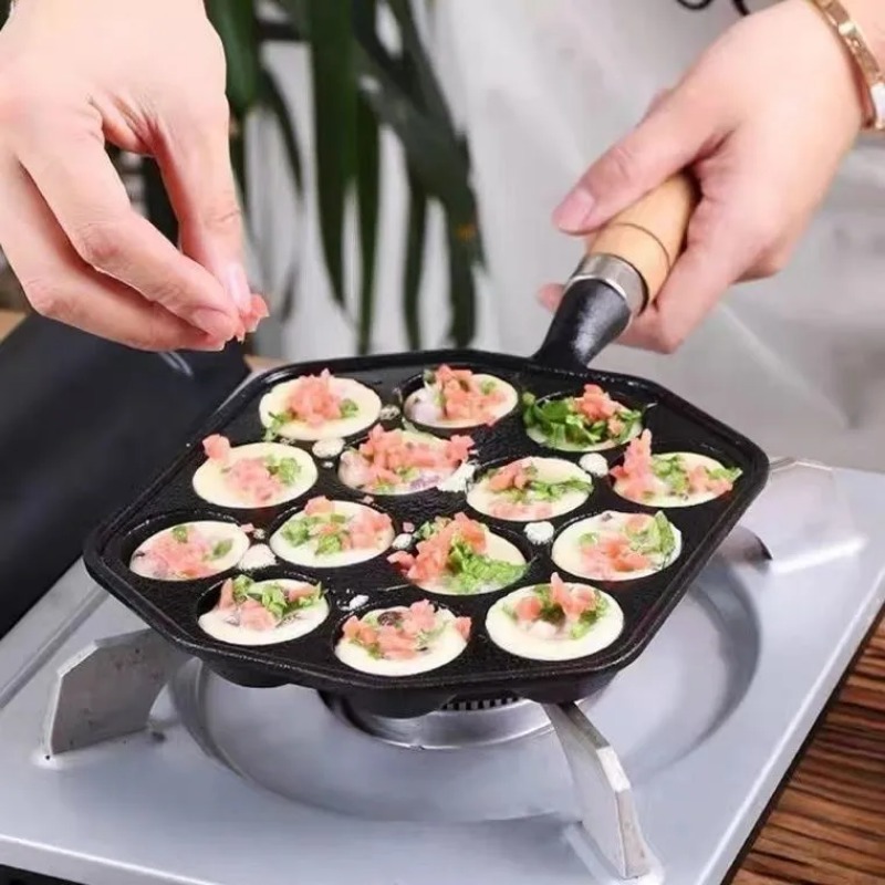 Cottura Takoyaki Pan 14 fori r - Cast Iron Tetsubin recensione e prezzo