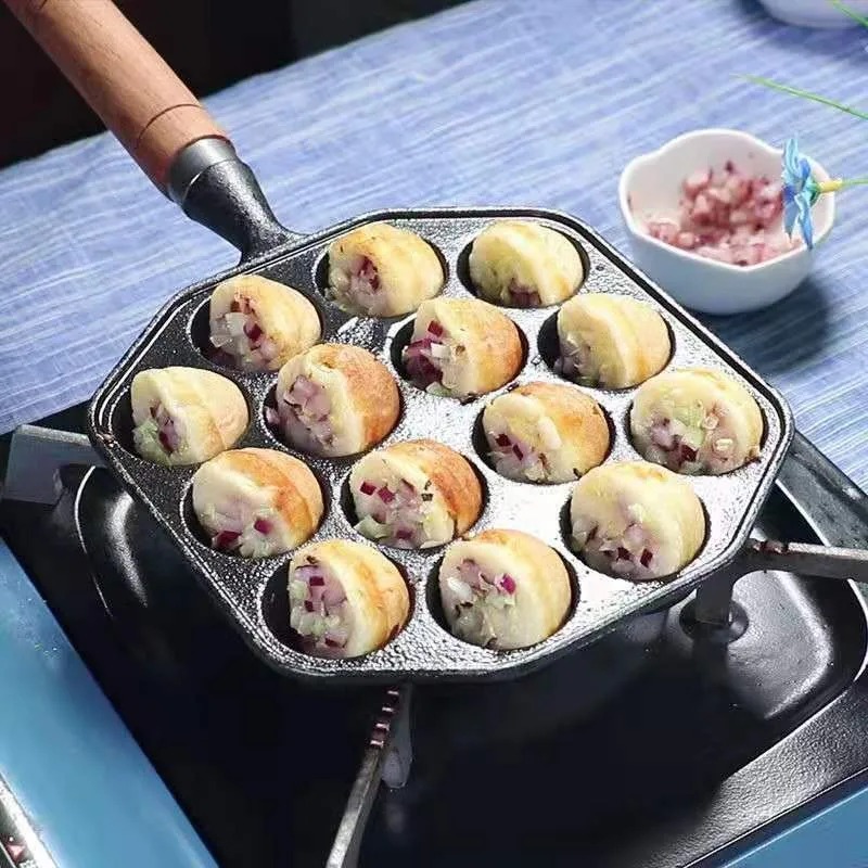 Cottura Takoyaki Pan 14 fori r - Cast Iron Tetsubin recensione e prezzo