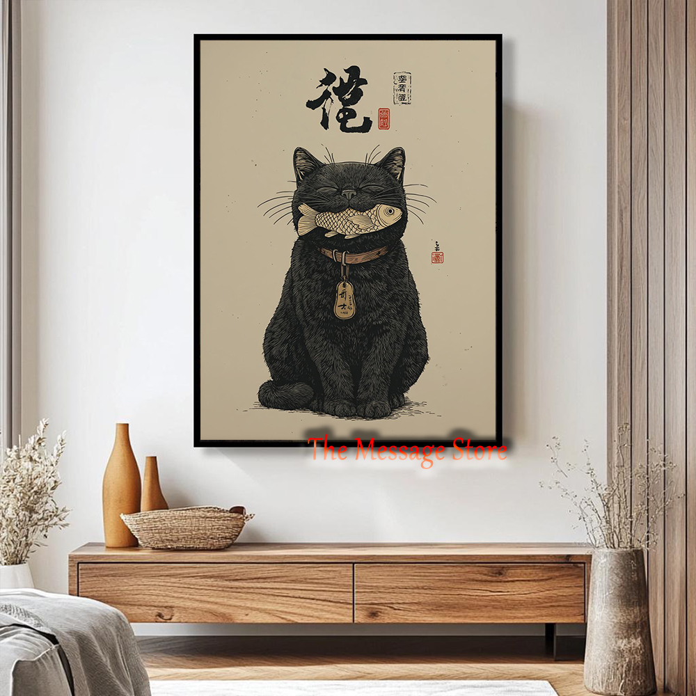 Gatto Portafortuna Nero Ukiyo- - Japanese Lifestyle And Traditions recensione e prezzo