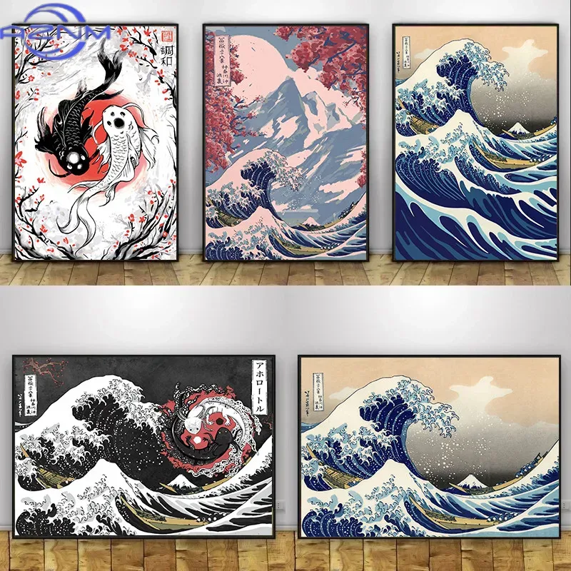 AZNM Quadro su tela Grande Ond - Japanese Lifestyle And Traditions recensione e prezzo