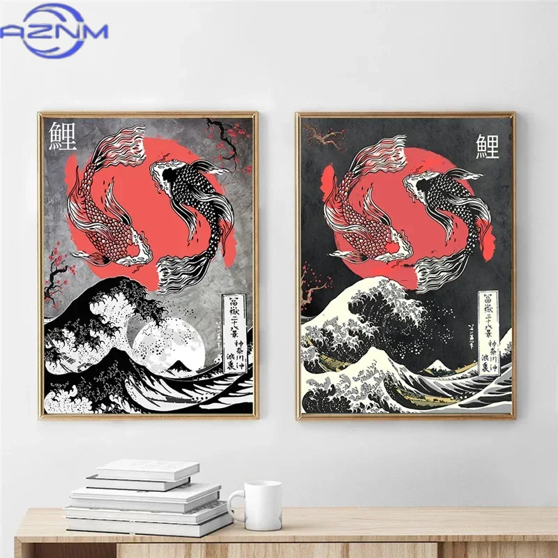AZNM Quadro su tela Grande Ond - Japanese Lifestyle And Traditions recensione e prezzo