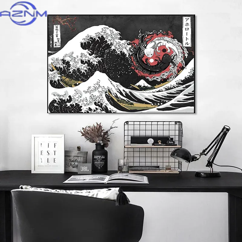 AZNM Quadro su tela Grande Ond - Japanese Lifestyle And Traditions recensione e prezzo