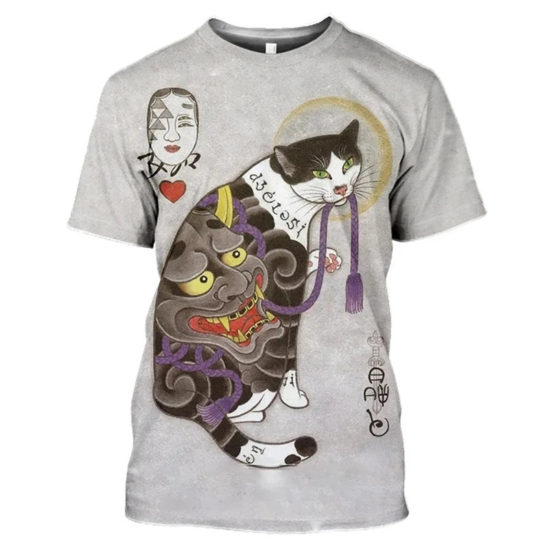 T-shirt con tatuaggio gatto gi - Japan Lifestyle And Culture recensione e prezzo