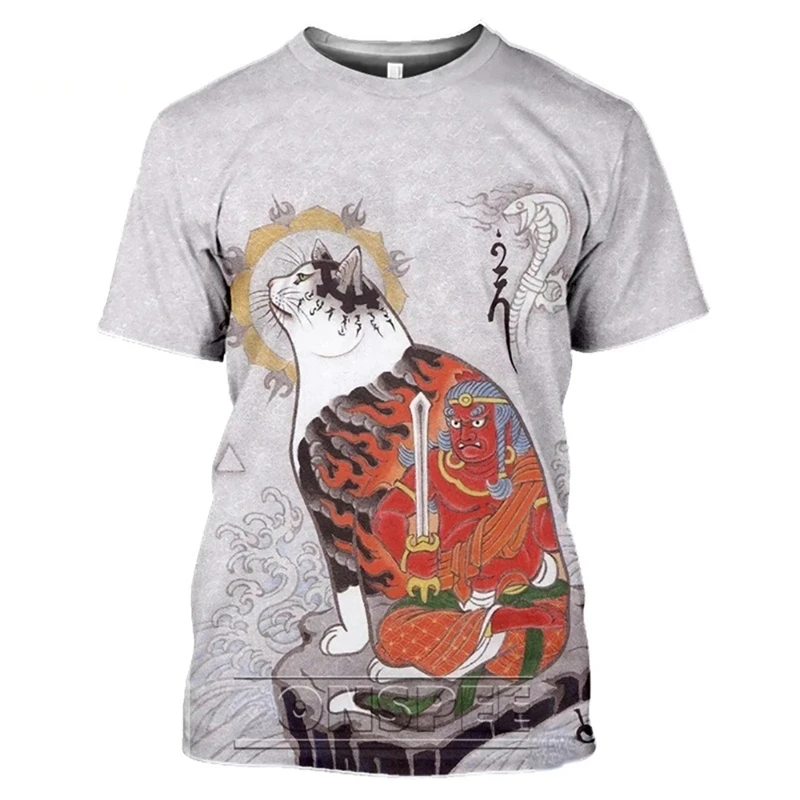 T-shirt con tatuaggio gatto gi - Japan Lifestyle And Culture recensione e prezzo